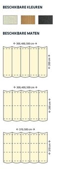 Harmonicadoek informatie  2x5 m