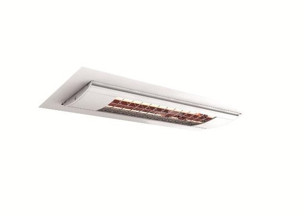 Solamagic plafond inbouwframe wit RAL 9010 terrasverwarming 