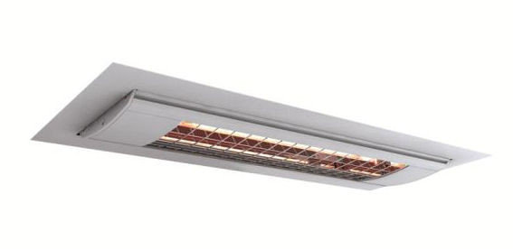 Solamagic plafond inbouwframe titanium terrasverwarming